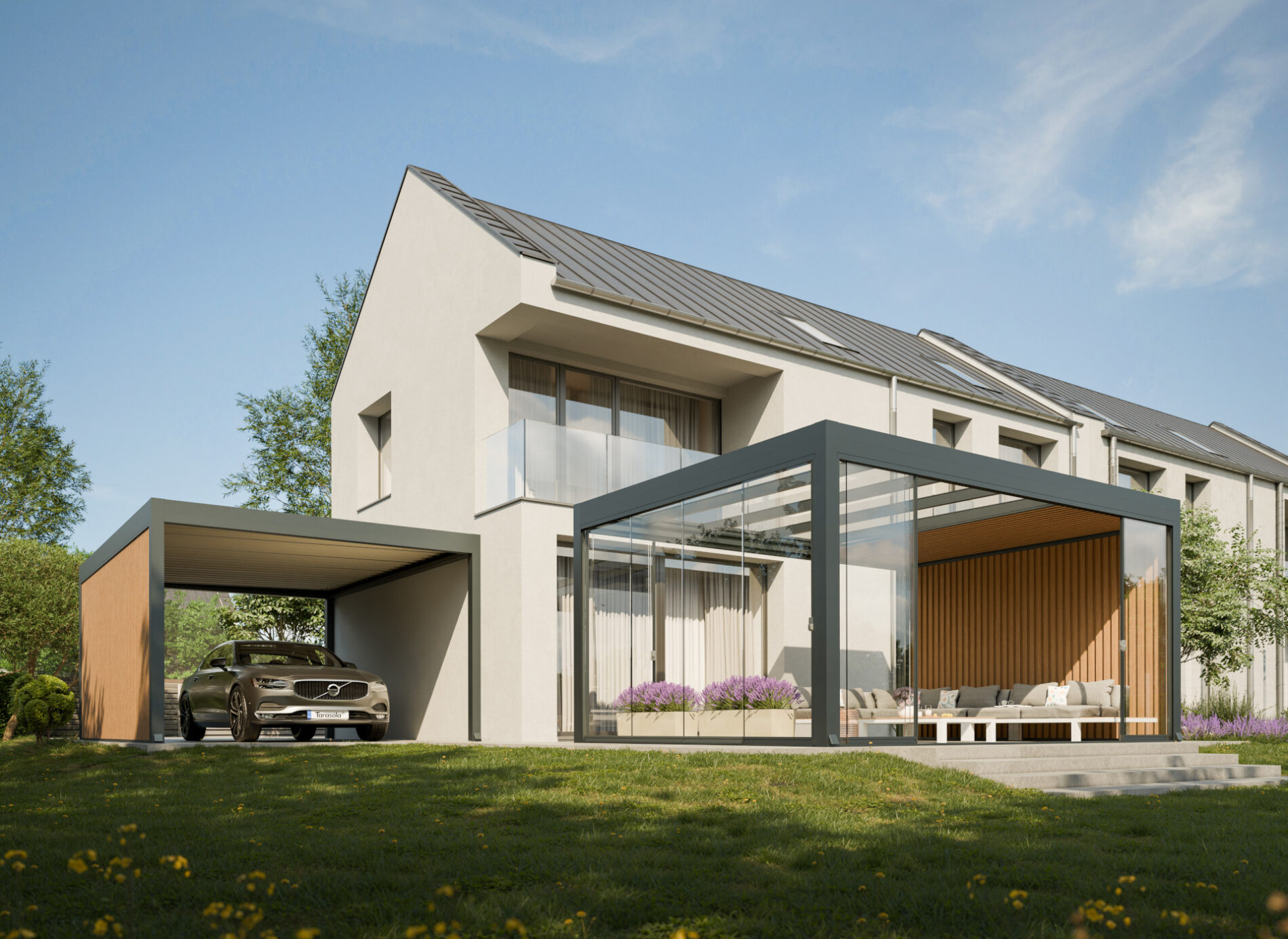 Tarasola Fix i Tarasola Carport - zadaszenia stałe