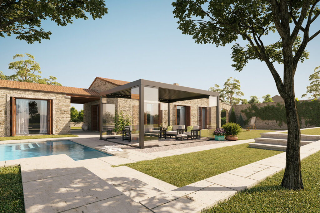 Tarasola Essential zadaszenie tarasowe lamelowe 9