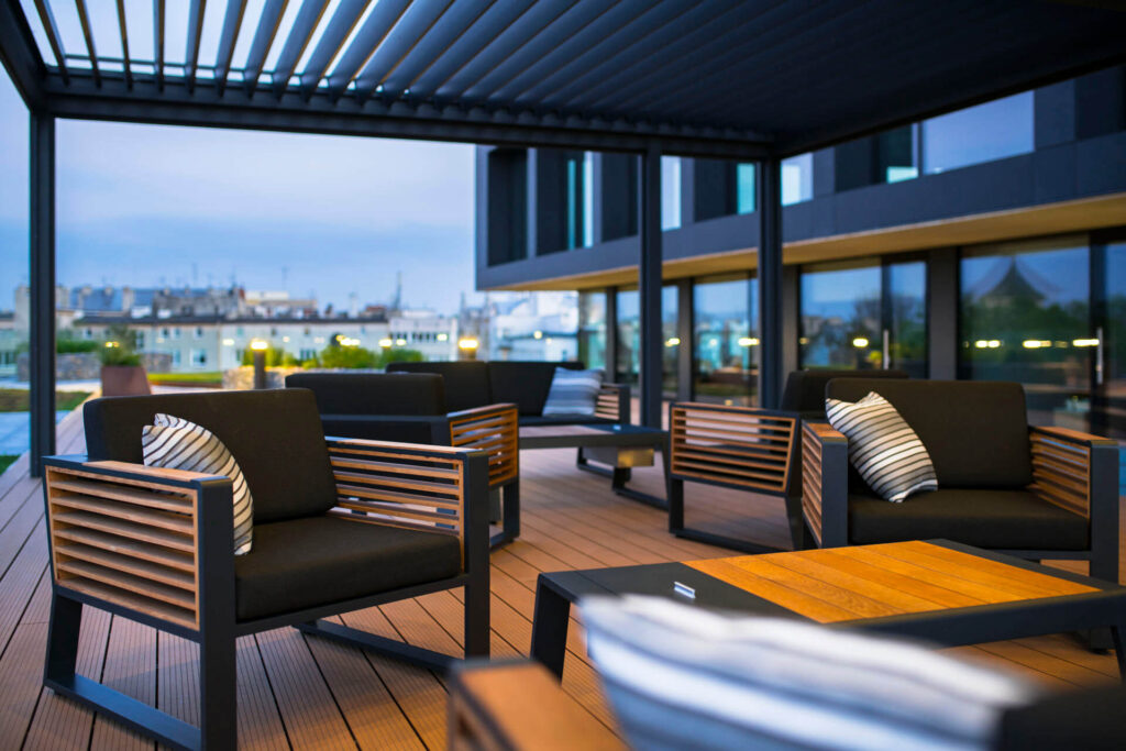 nowoczesne aranżacje tarasu