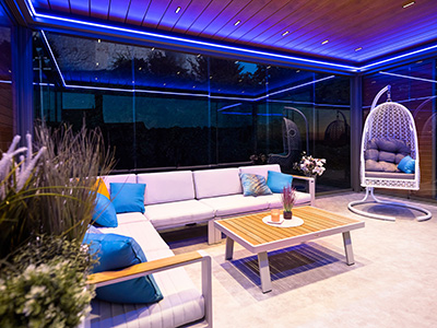 meble na taras do ogrodu zimowego