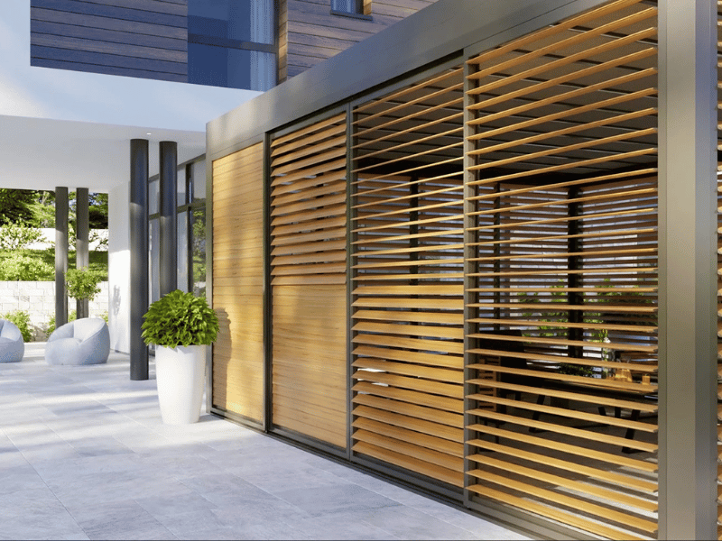 Tarasola shutters okiennice przesuwne ruchome żaluzje tarasowe