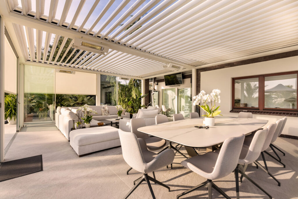 Tarasola Technic Pro lamelowe zadaszenie tarasu 9