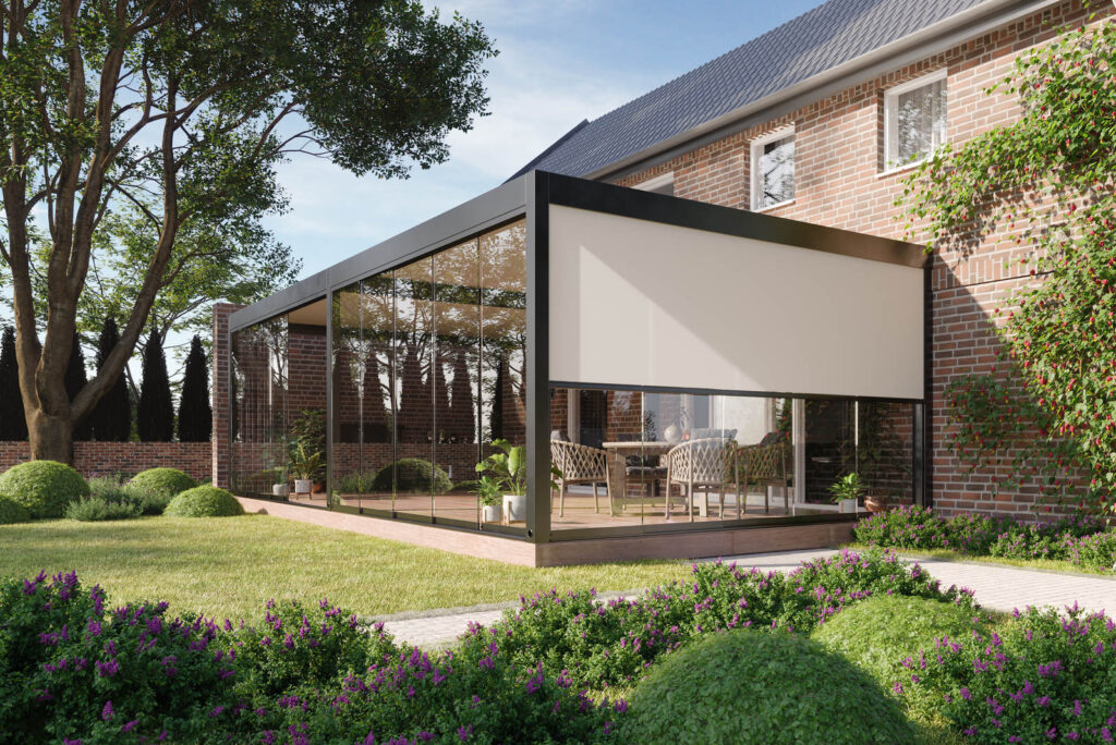 zadaszenie tarasowe osłaniające taras przed słońcem tarasola