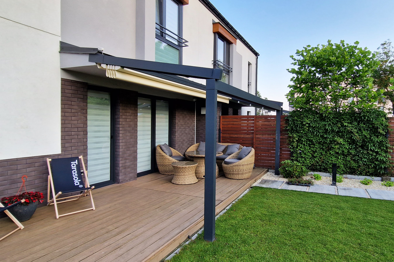 Pergola tarasowa Tarasola Elegancy 4x4 m – widok 2